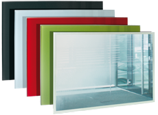 Теплоизлучающие стеклянные панели GR в различных цветовых оттенках